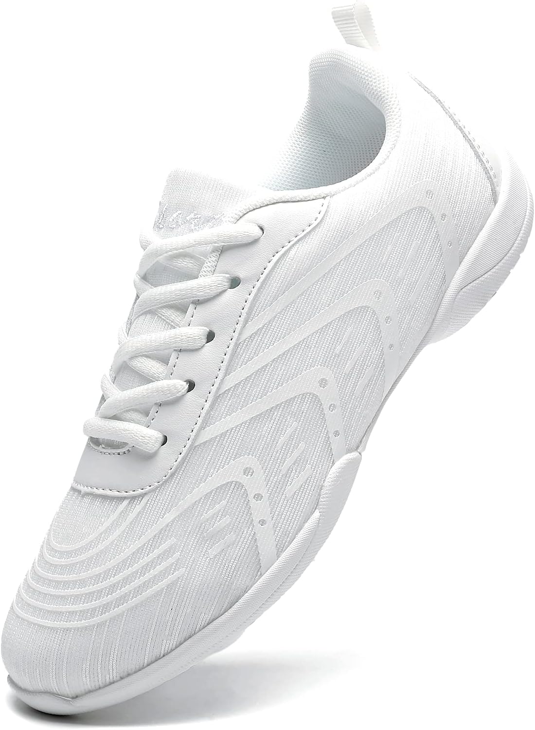 Cheer Shoes White Womens Cheerleading Shoes Youth Girls Athletic Training Breathable Lightweight Competition Comfortable Sneakers Size