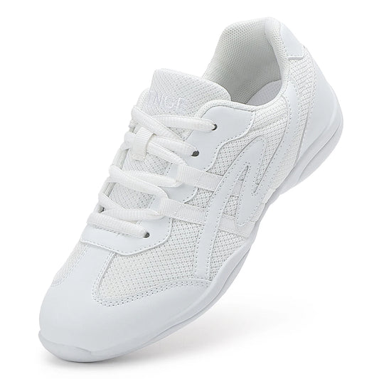 Girls cheer shoes white cheerleading shoes women breathable and lightweight cheerleading dance  training competition sports shoe