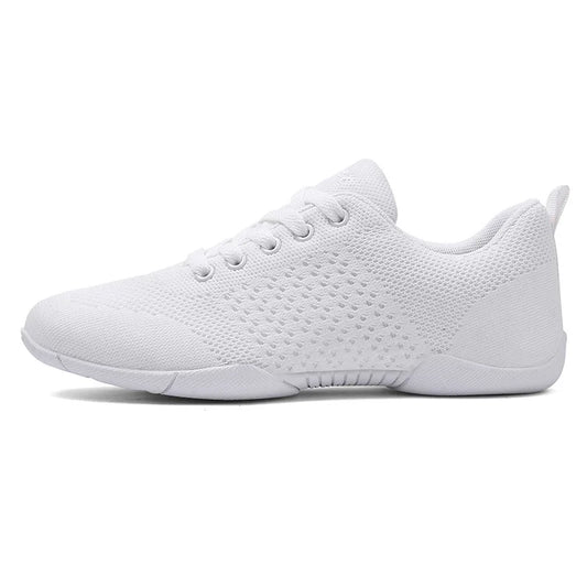 Competitive Aerobics Shoes White Cheerleading Shoes Training Competition Shoes Artistic Gymnastics Shoes Mesh Dance Shoe
