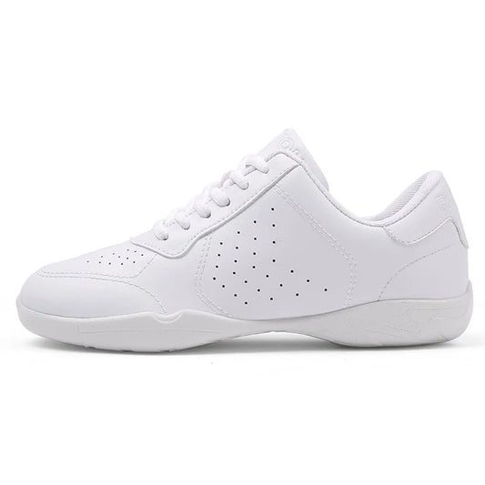 Sport Shoes Aerobics White Cheerleading Shoes Men Training Competition Shoes Gym Nastics Dance Shoes For Women Yoga Sneakers