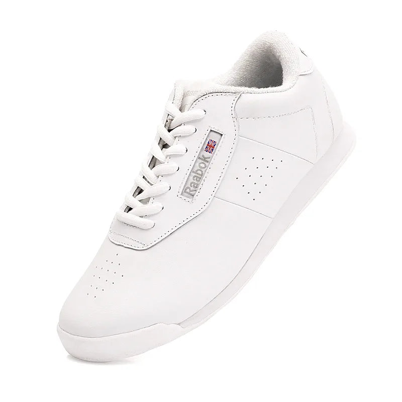 Professional Training Dance Shoes Women Sneaker Sport Dancing Shoes Leather Competitive Aerobics Shoes Child Fitness DIY Shoes