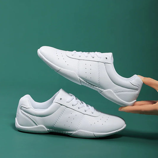 Sport Shoes Aerobics White Cheerleading Shoes Men Training Competition Shoes Gym Nastics Dance Shoes For Women Yoga Sneakers