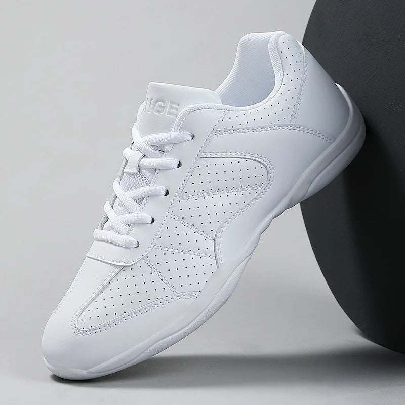 Sport Shoes Aerobics White Cheerleading Shoes Men Training Competition Shoes Gym Nastics Dance Shoes For Women Yoga Sneakers