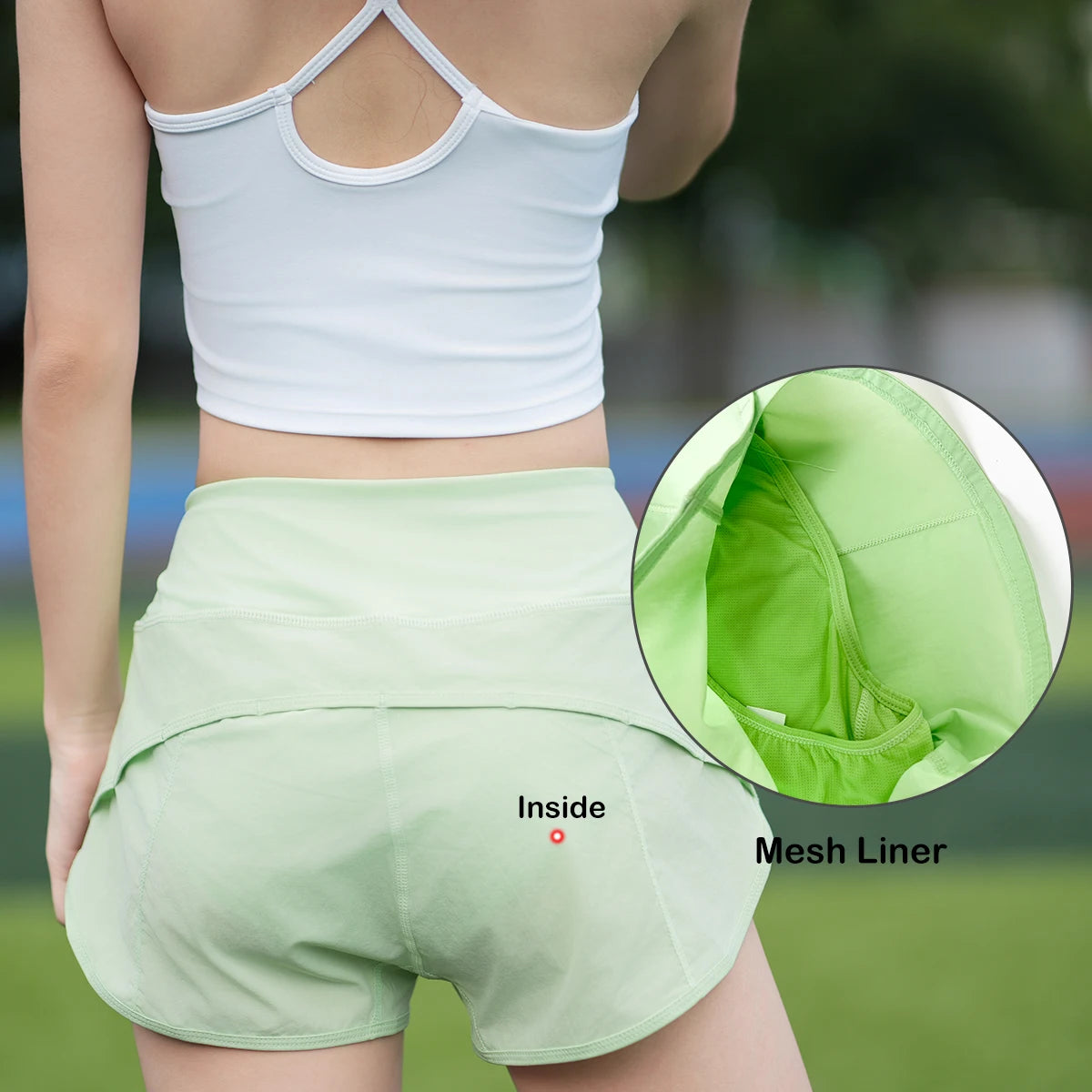 Woman Summer Running Shorts High Waist Tennis Skirt Comfort Athletic Shorts Oneractive Yoga Pant sport Shorts Cycling Shorts