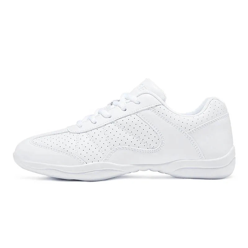 Cheerleading shoes for women, sports dance, competitive aerobics, soft soled boys and girls, professional training and fitness