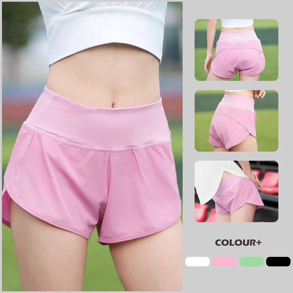 Woman Summer Running Shorts High Waist Tennis Skirt Comfort Athletic Shorts Oneractive Yoga Pant sport Shorts Cycling Shorts